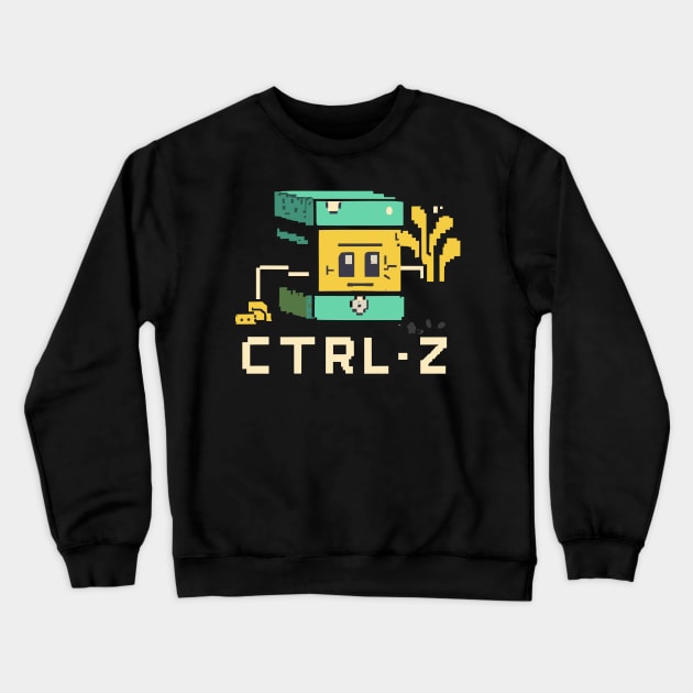 Ctrl+Z Crewneck Sweatshirt by SimpliPrinter